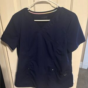 Scrubstar Dark Blue Women's Short Sleeve Top
